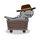 T-Rex Flash avec wagonnet